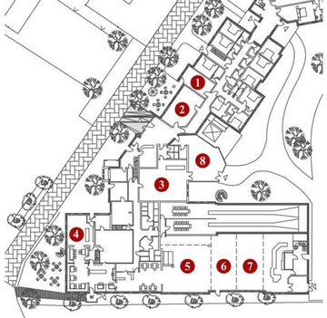 Übersicht der Räume im Landhotel Hermannshöhe