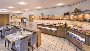 Frühstücksbuffet im Landhotel Hermannshöhe.